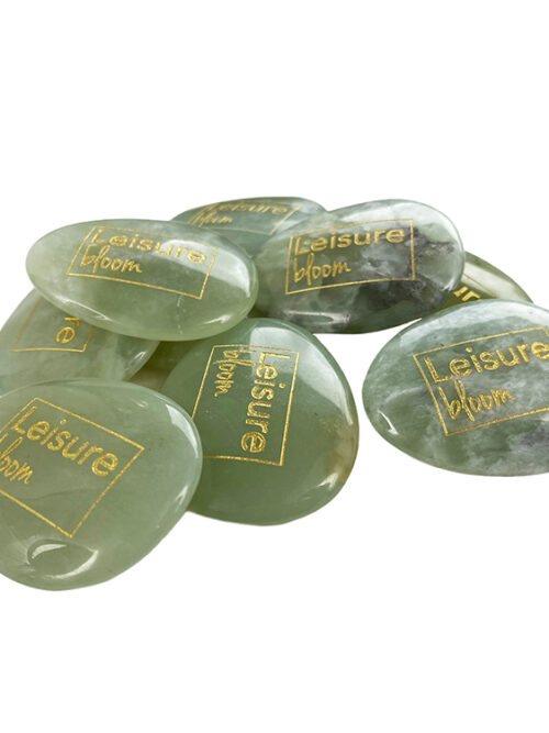 Groene jade worry stone