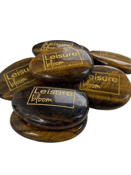 tijger oog worry stone