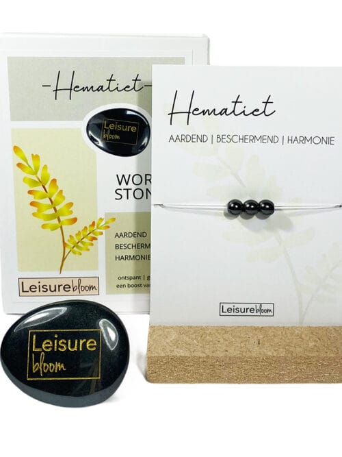 Hematiet Worry Stones