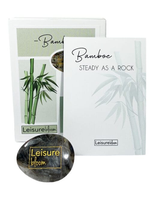 bamboe worry stone