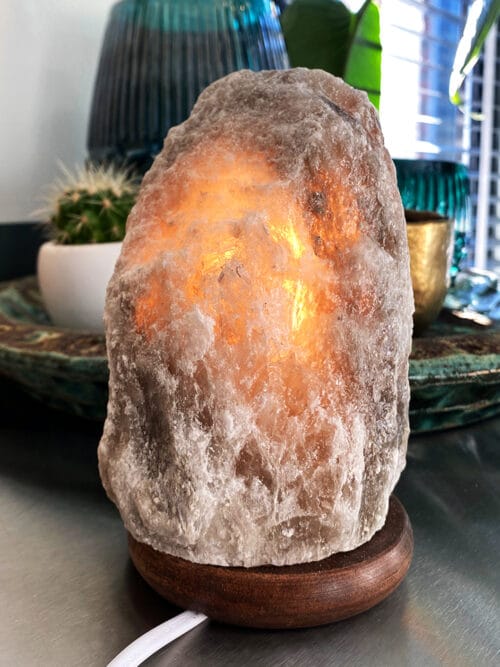 zoutlamp grijs