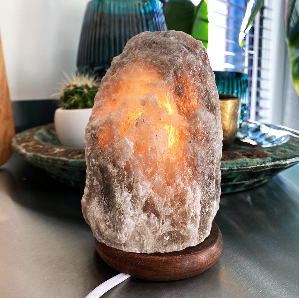 zoutlamp grijs
