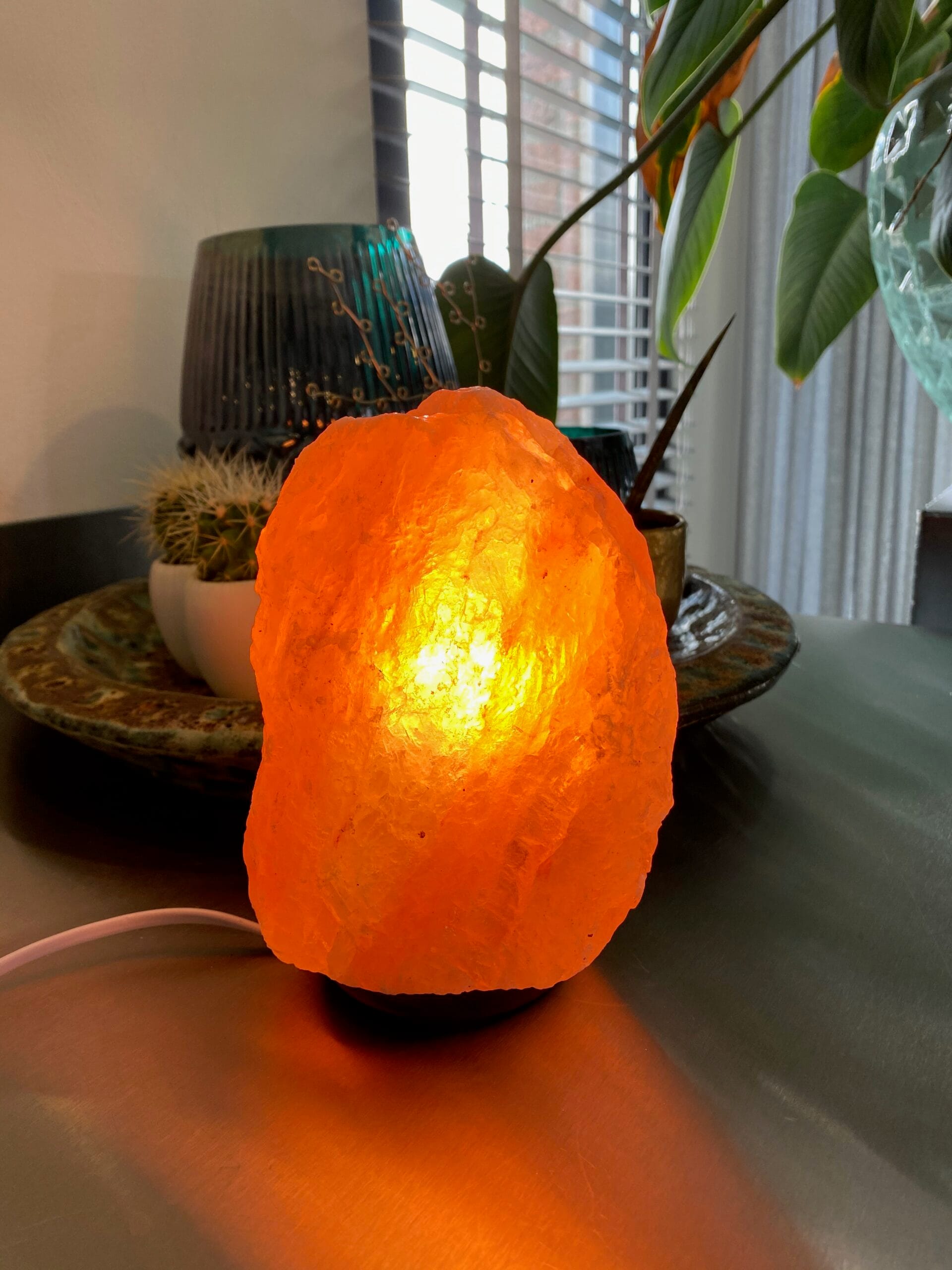 zoutlamp oranje