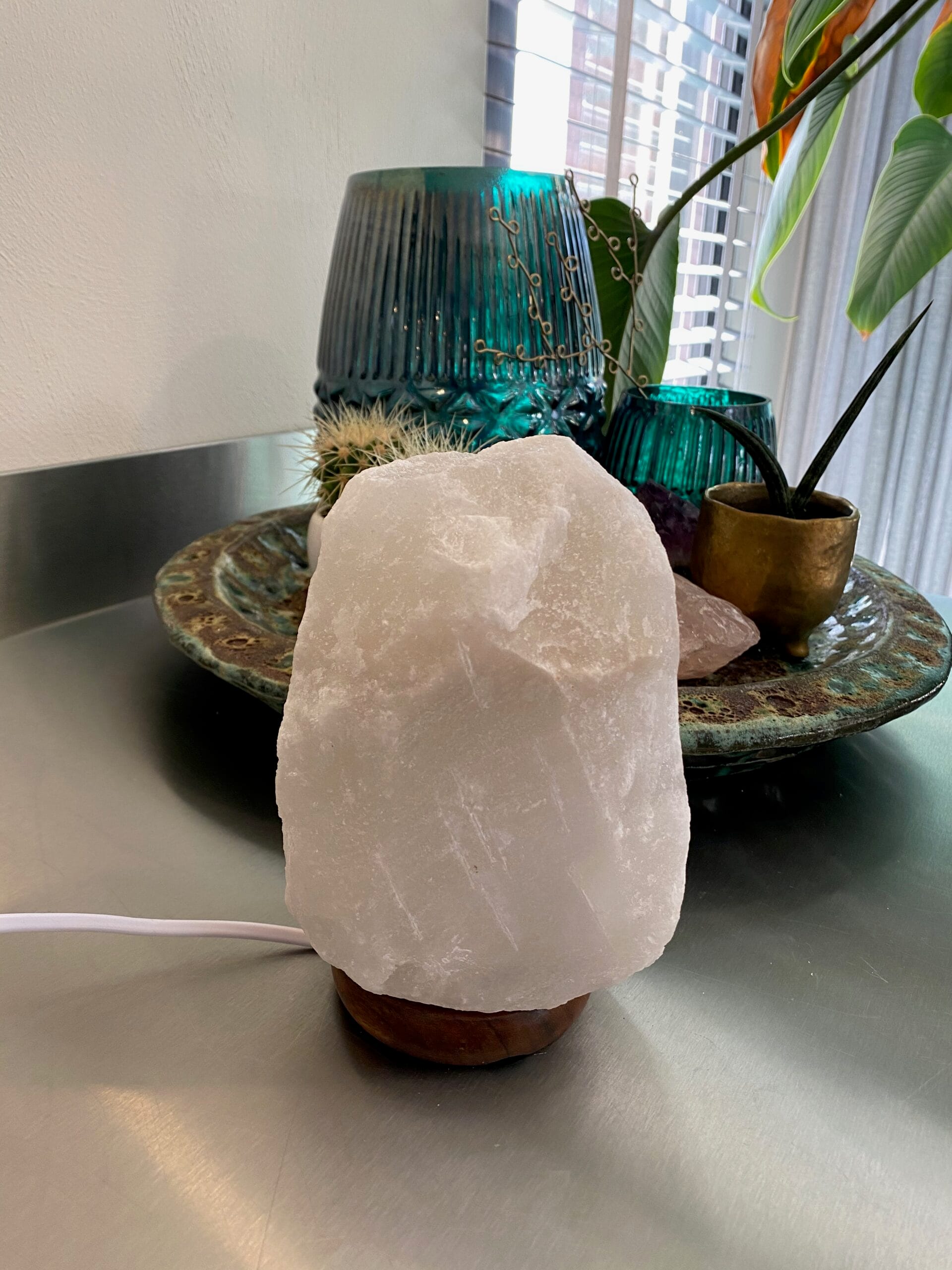 zoutlamp  wit