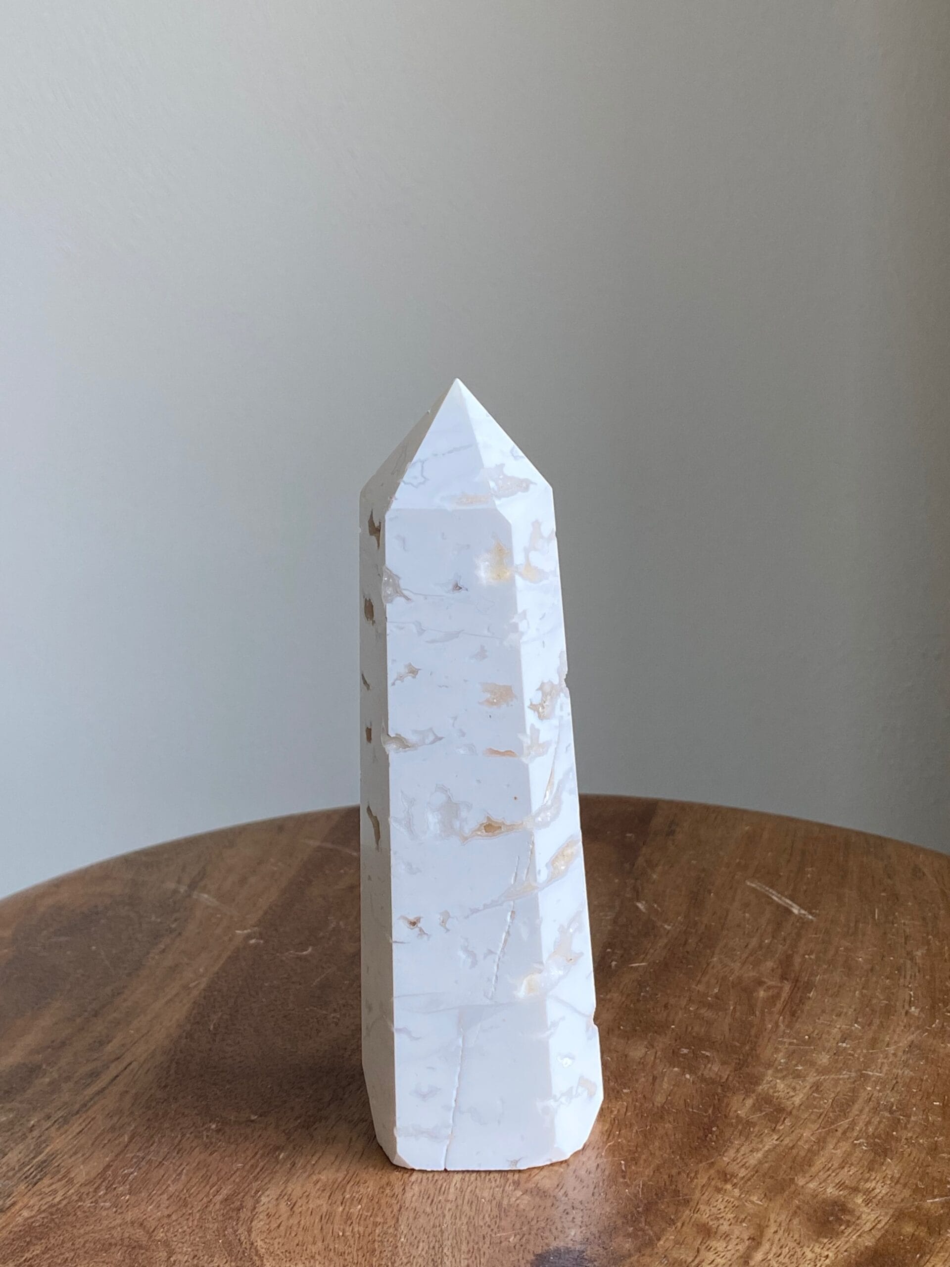 Witte agaat druzy