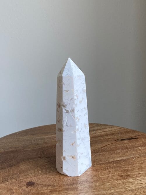Witte agaat druzy