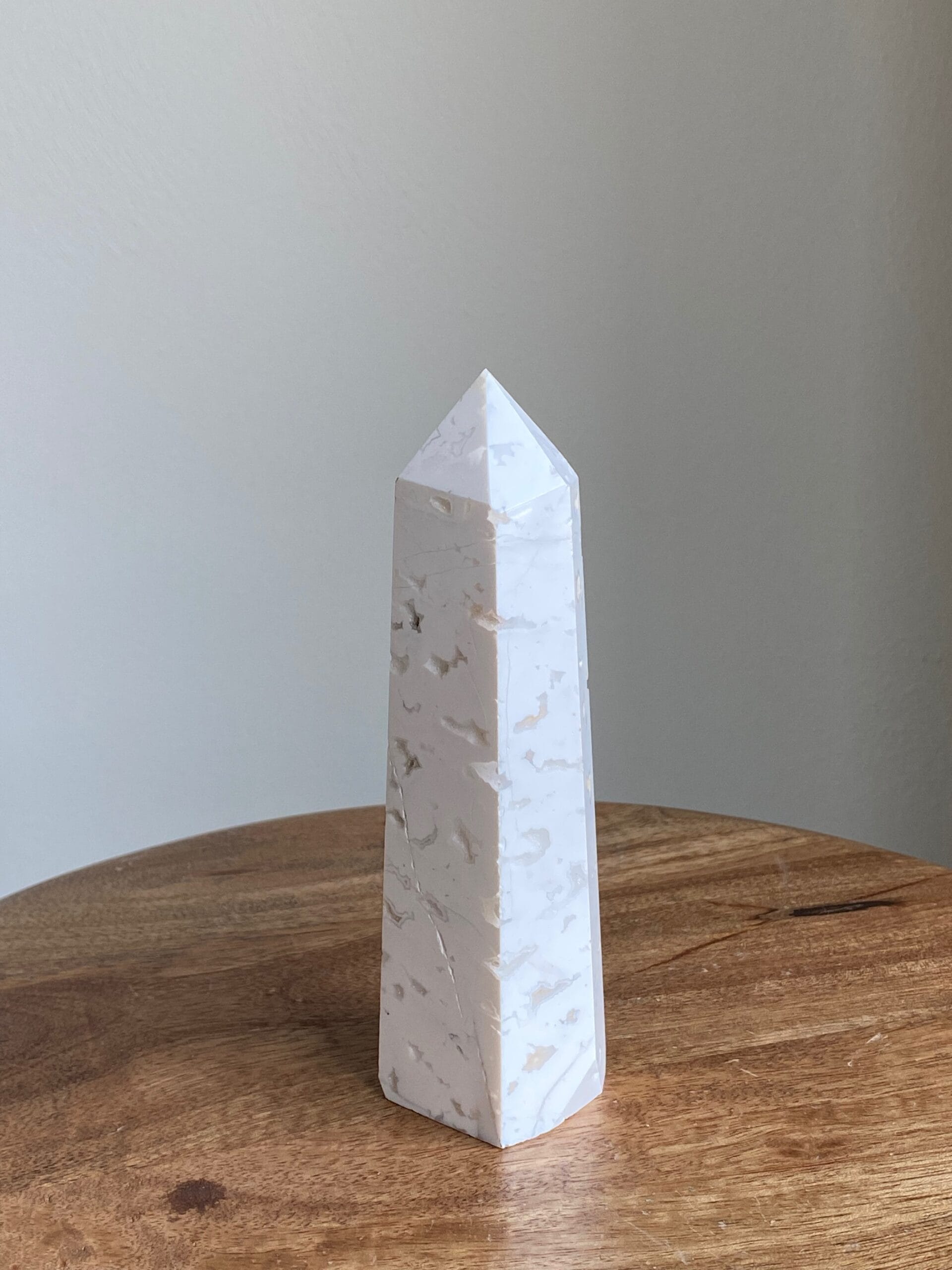 Witte agaat druzy