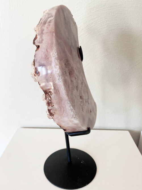 Roze amethist maan op standaard nr3