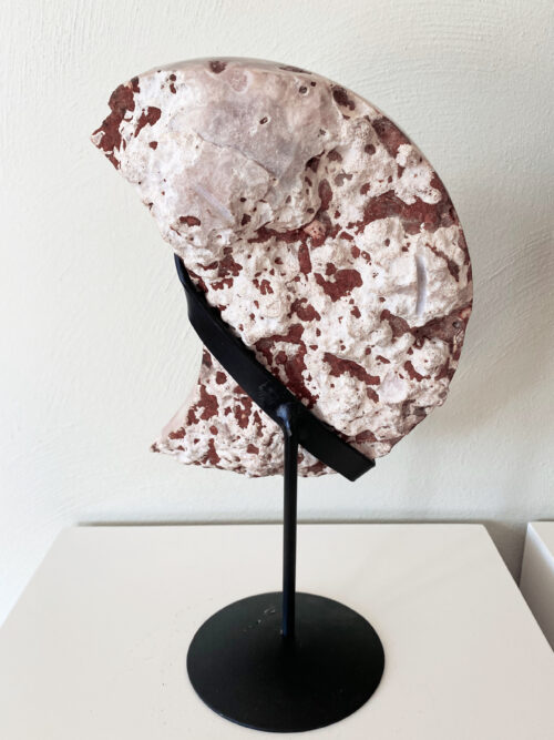 Roze amethist maan op standaard nr3