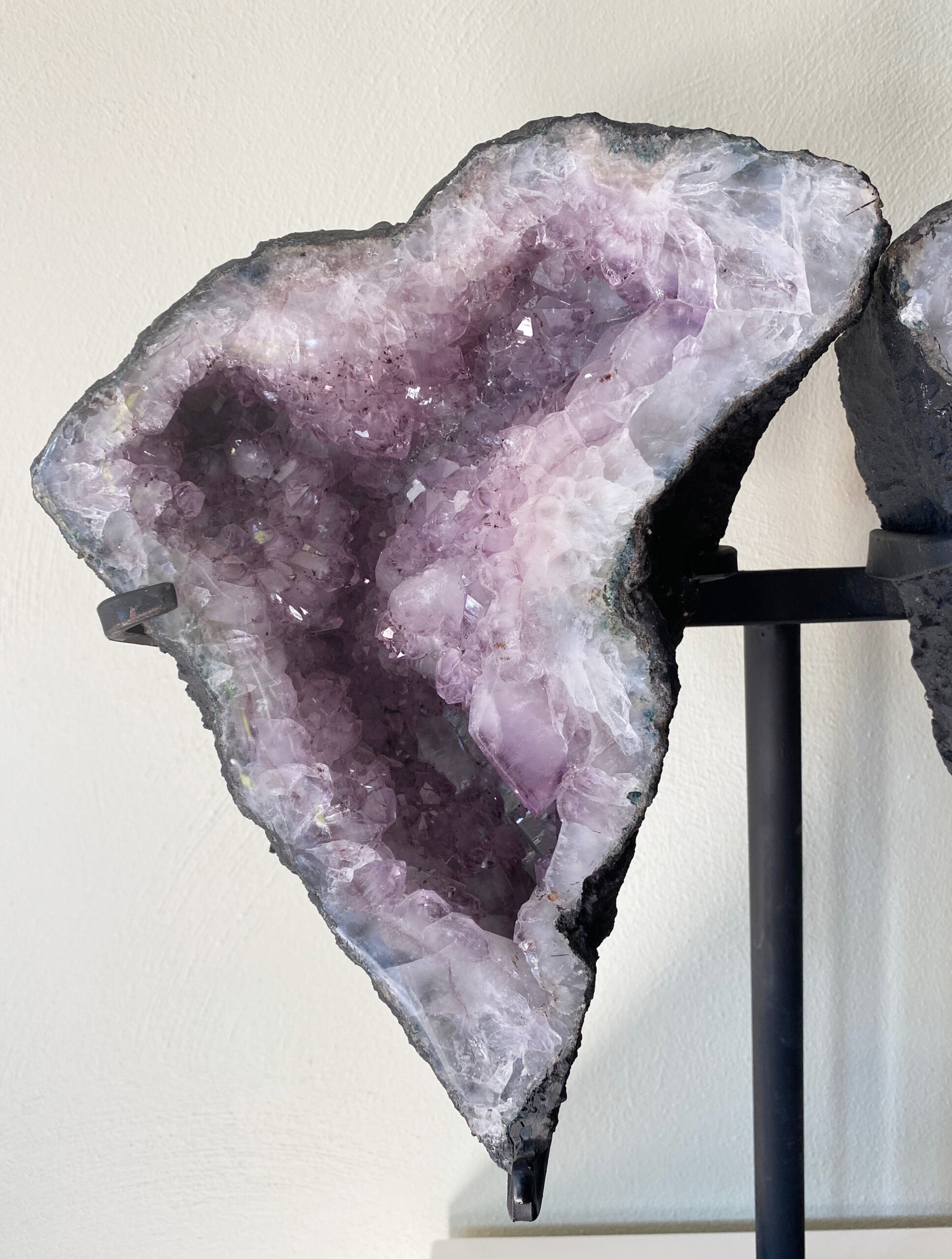 amethyst butterfly vleugels geode