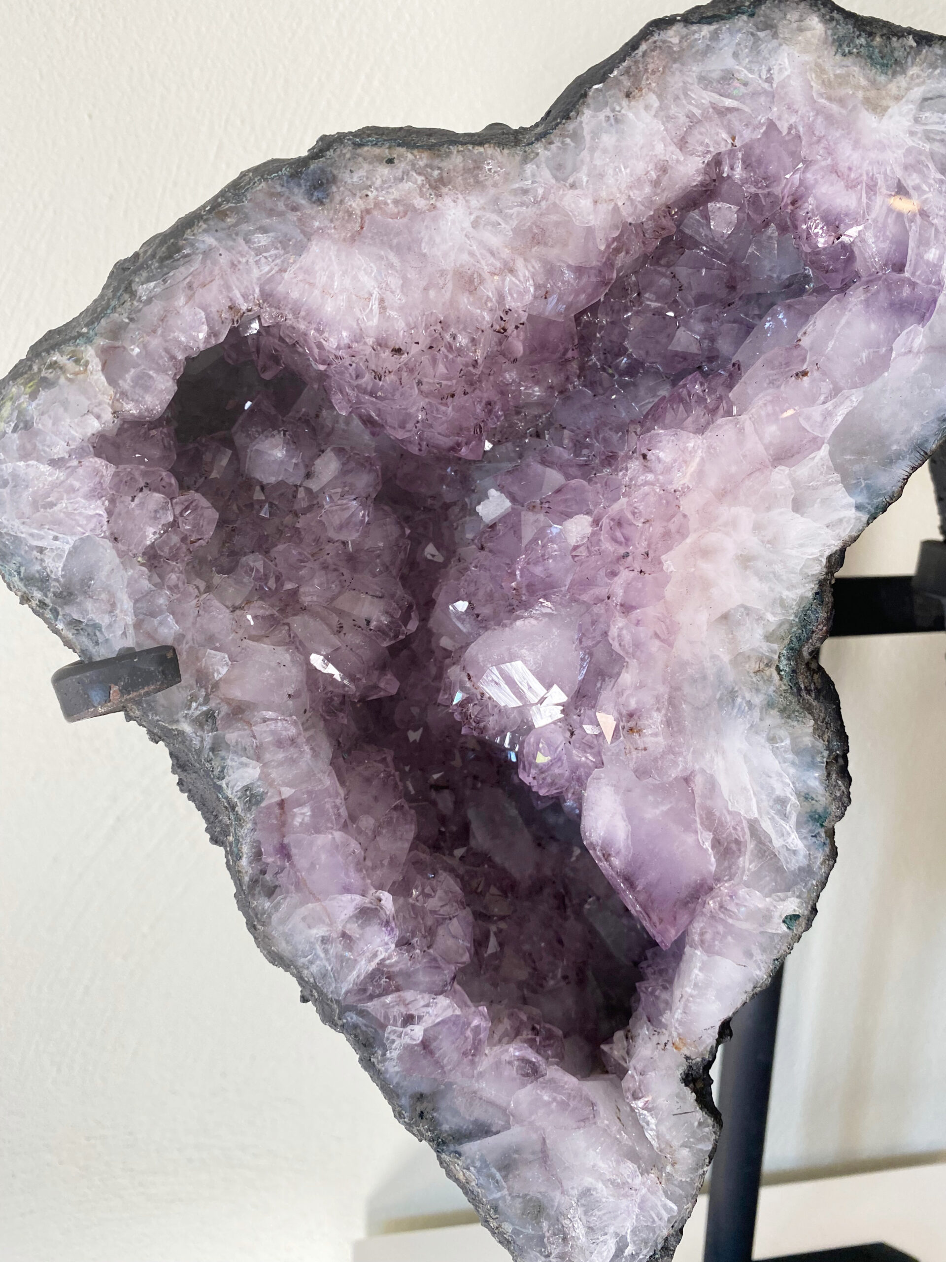 amethyst butterfly vleugels geode