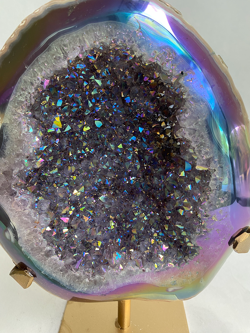 Agaat aura op standaard