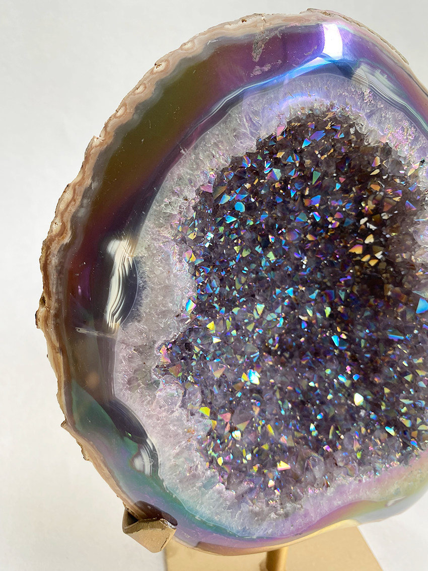 Agaat aura op standaard