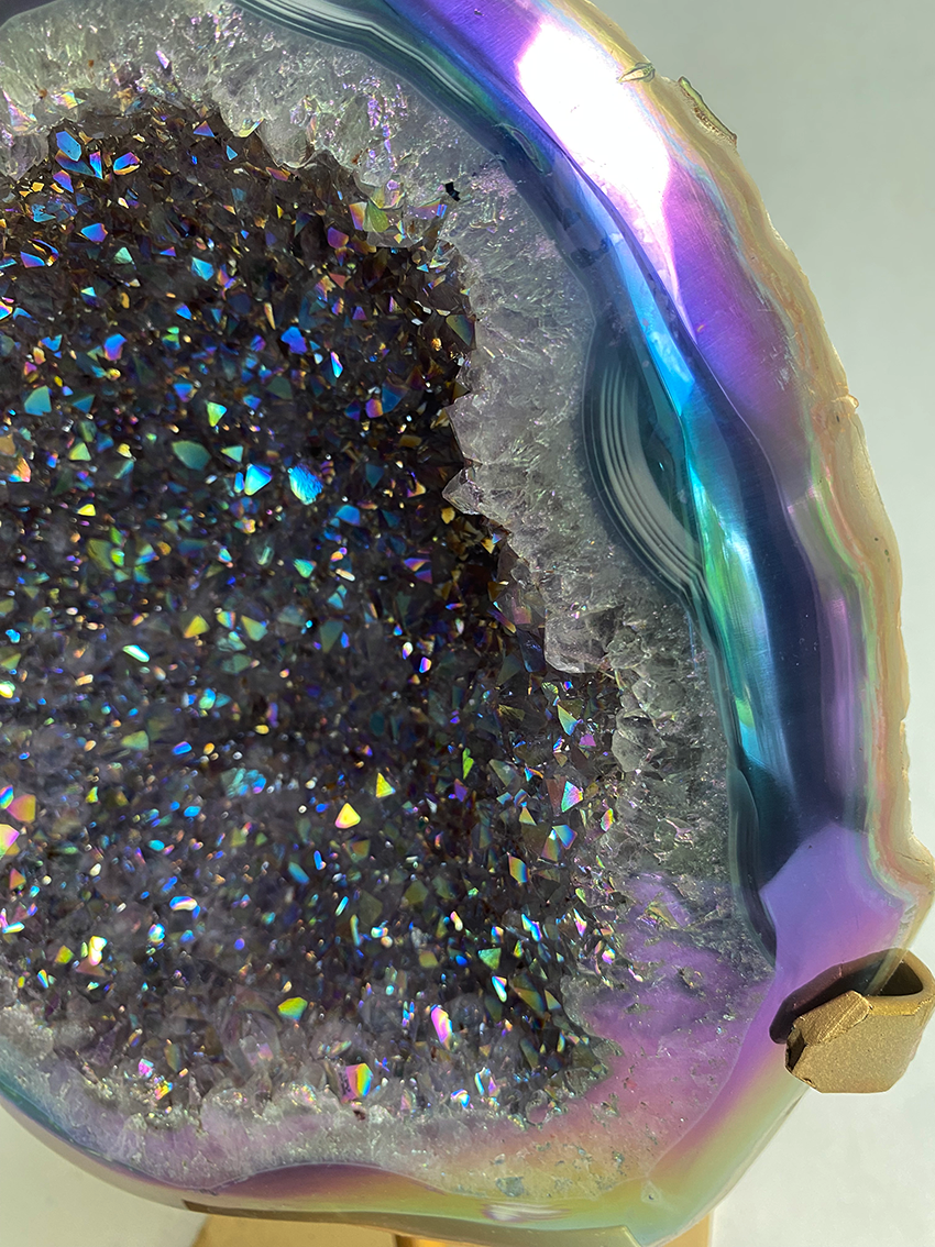 Agaat aura op standaard