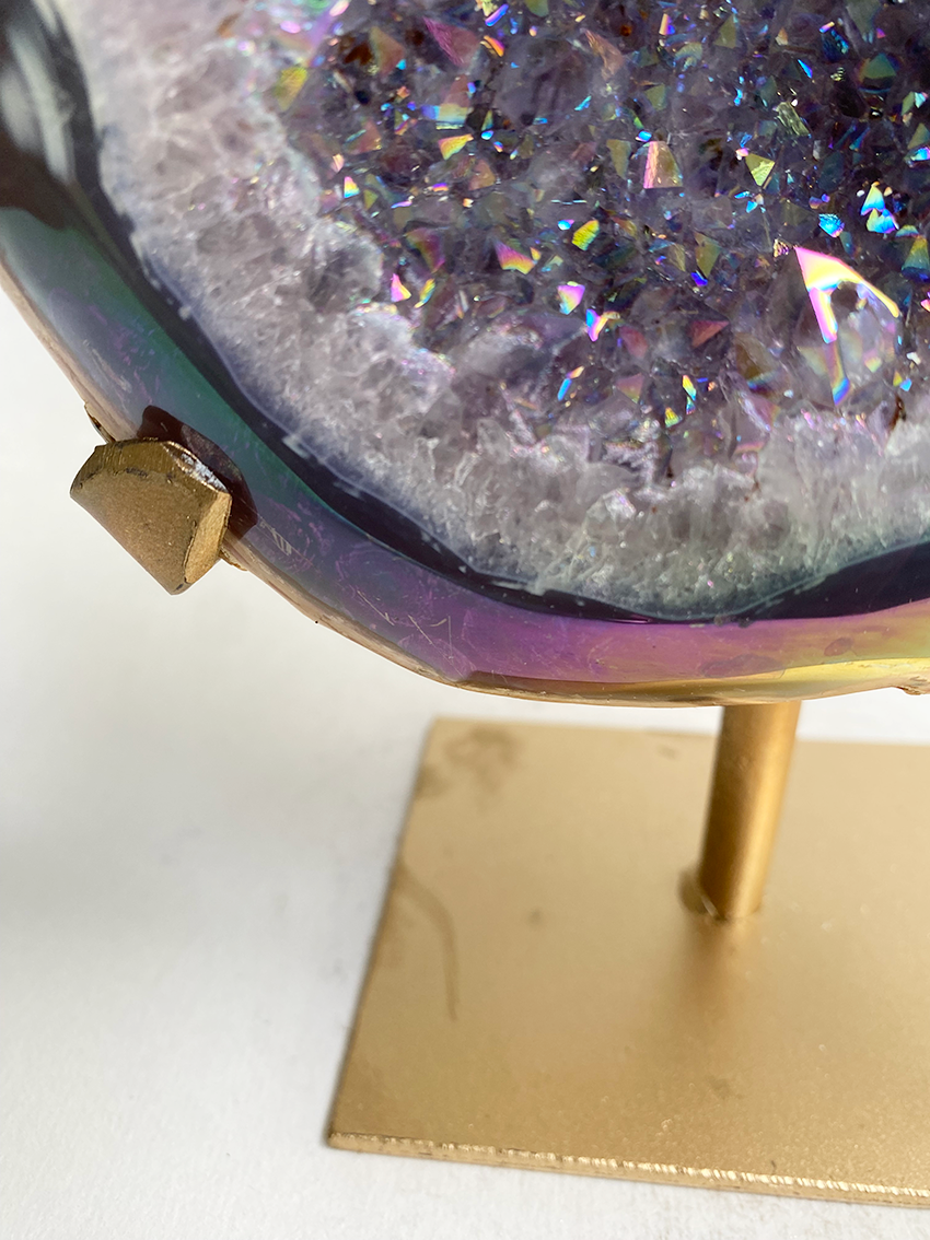 Agaat aura op standaard