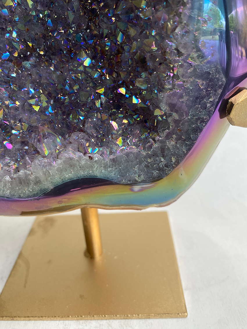 Agaat aura op standaard