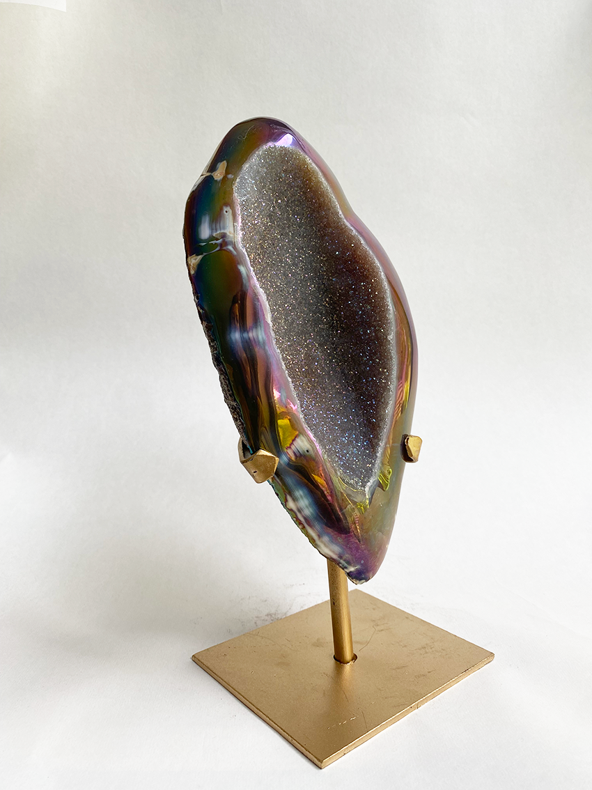 Agaat aura op standaard