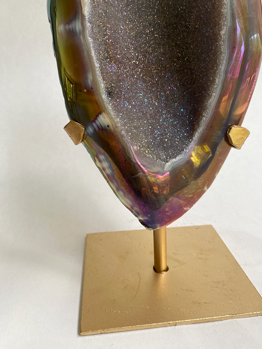 Agaat aura op standaard