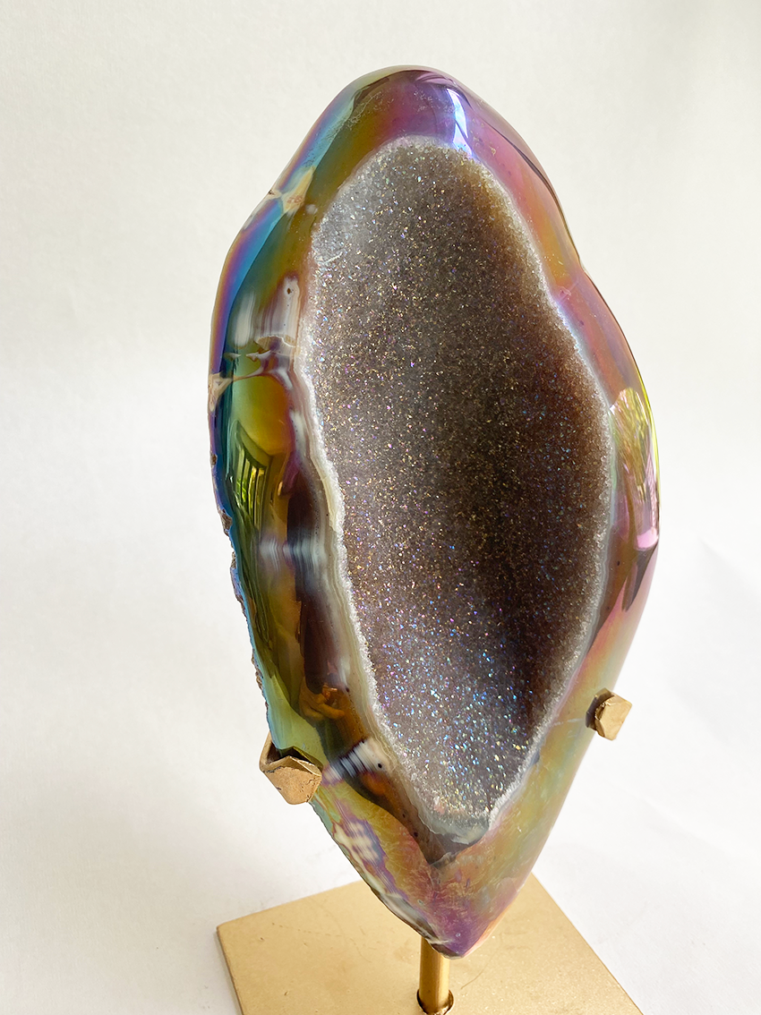 Agaat aura op standaard