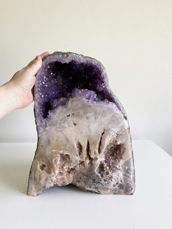 Amethist & roze amethist [Chalcedoon]