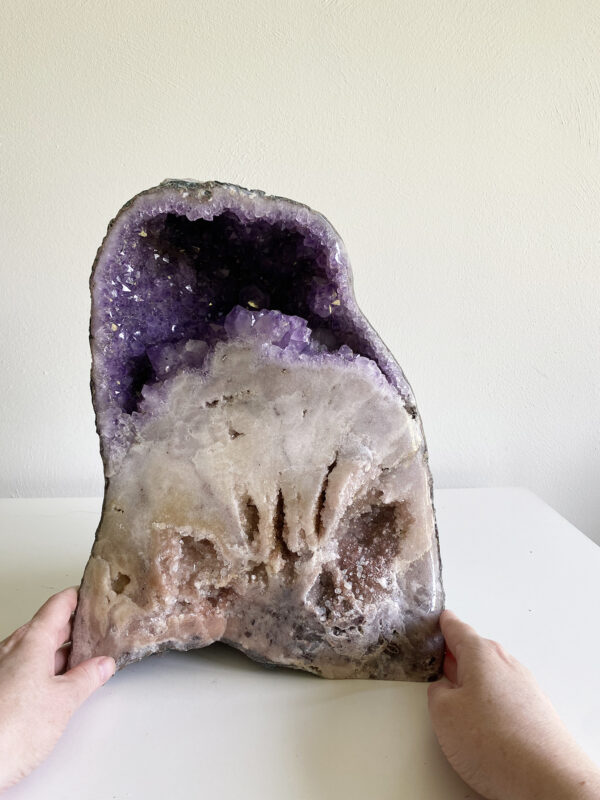 Amethist & roze amethist [Chalcedoon]