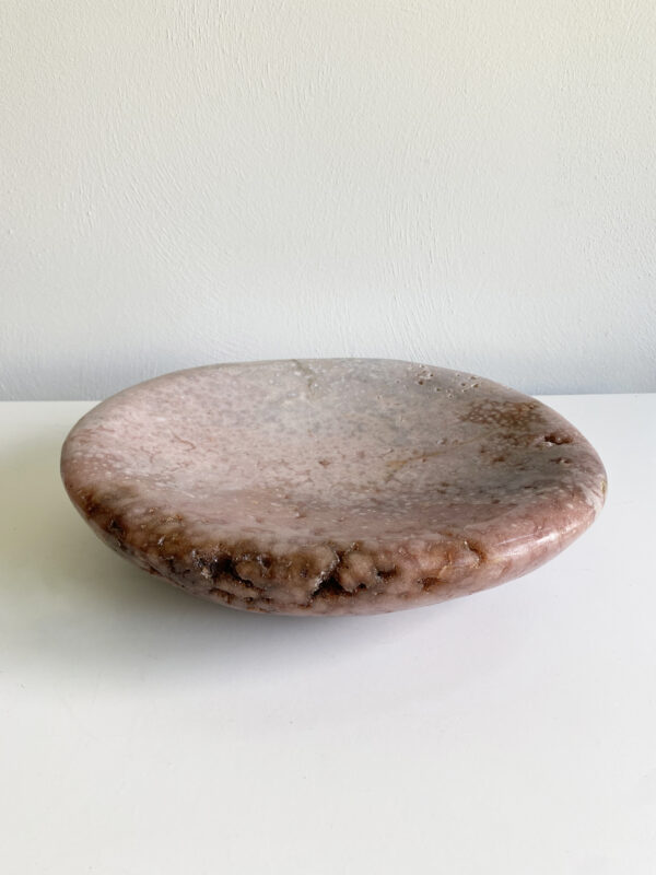 Roze amethist schaal