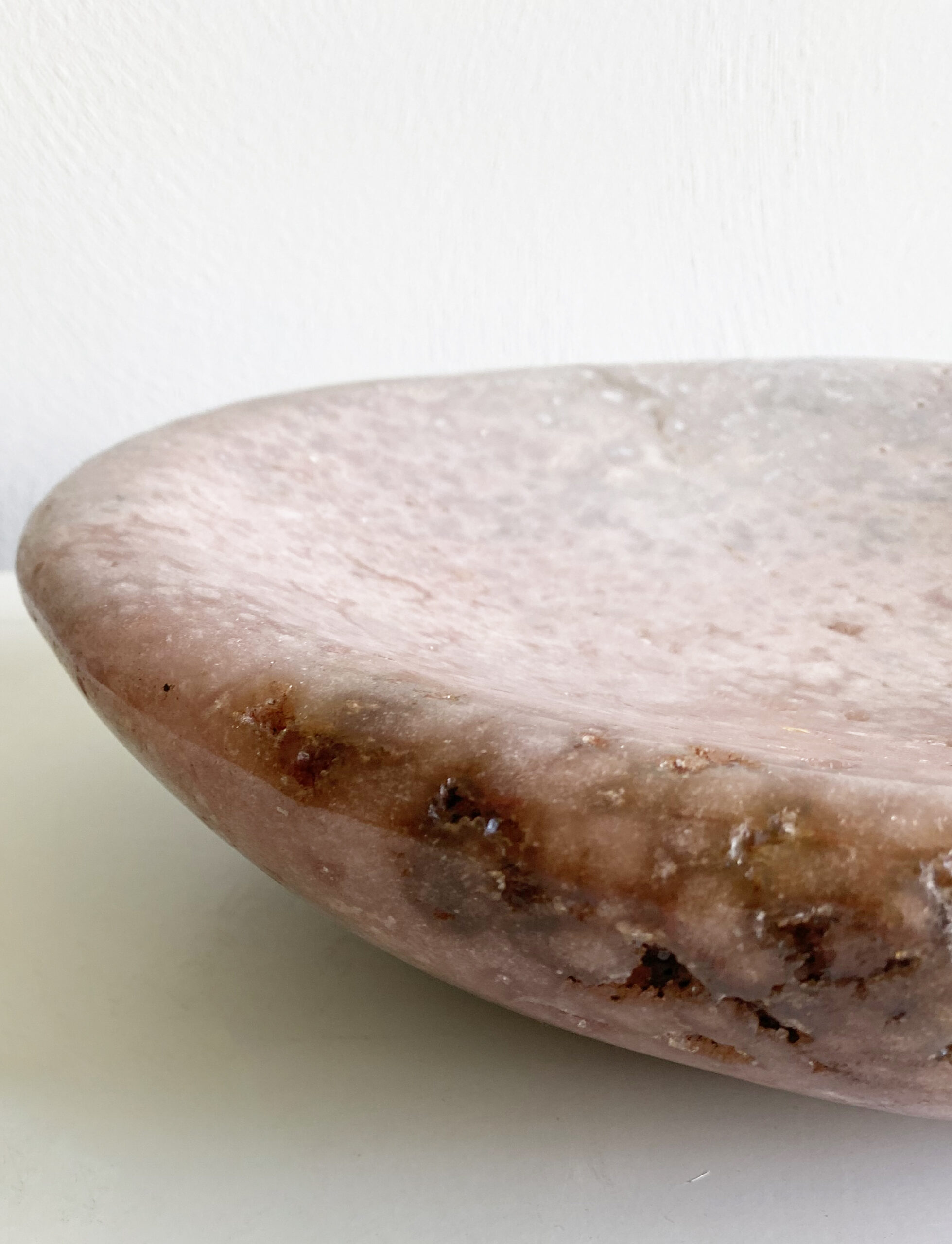 Roze amethist schaal Roze amethist schaal