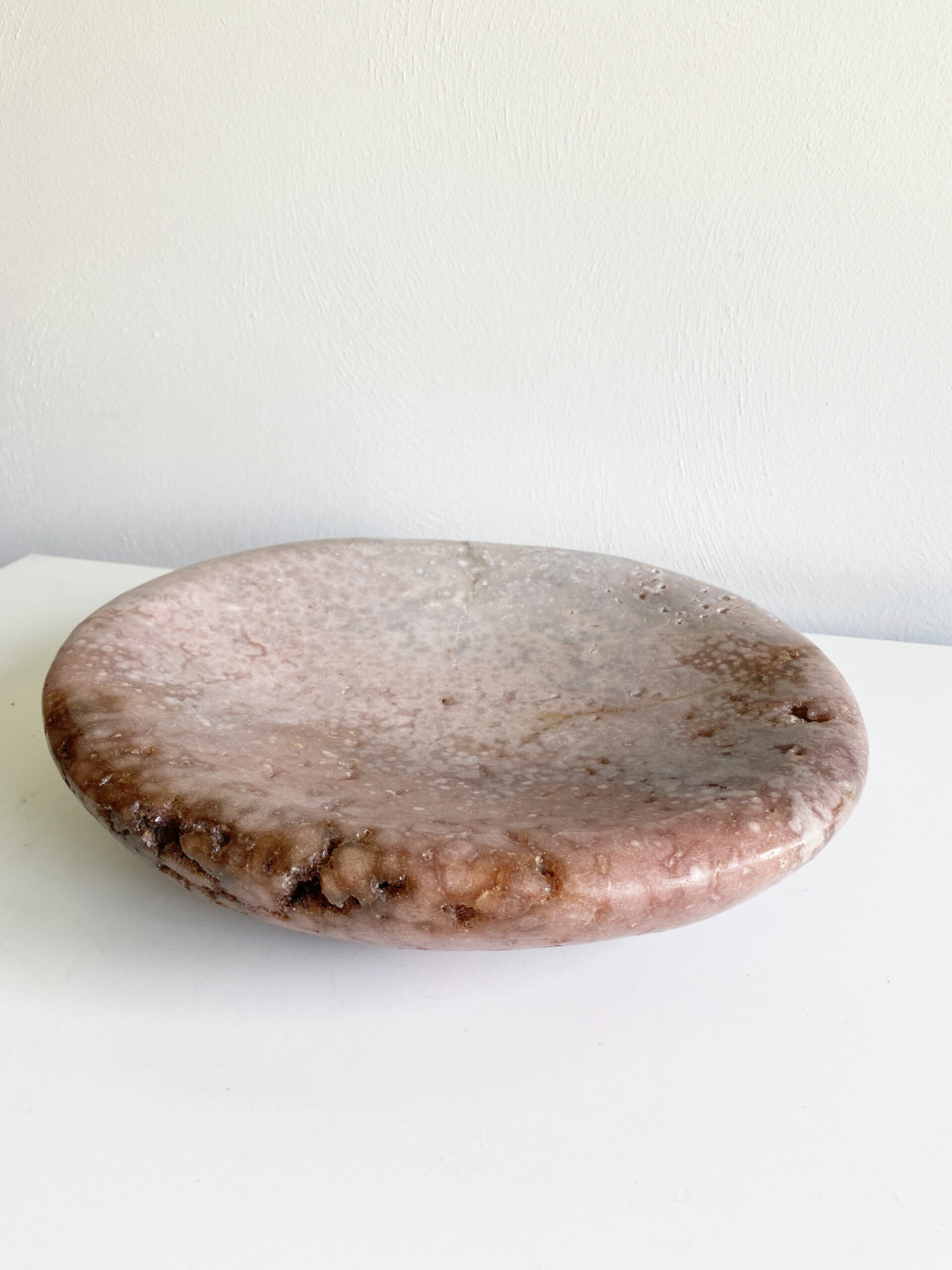 Roze amethist schaal Roze amethist schaal