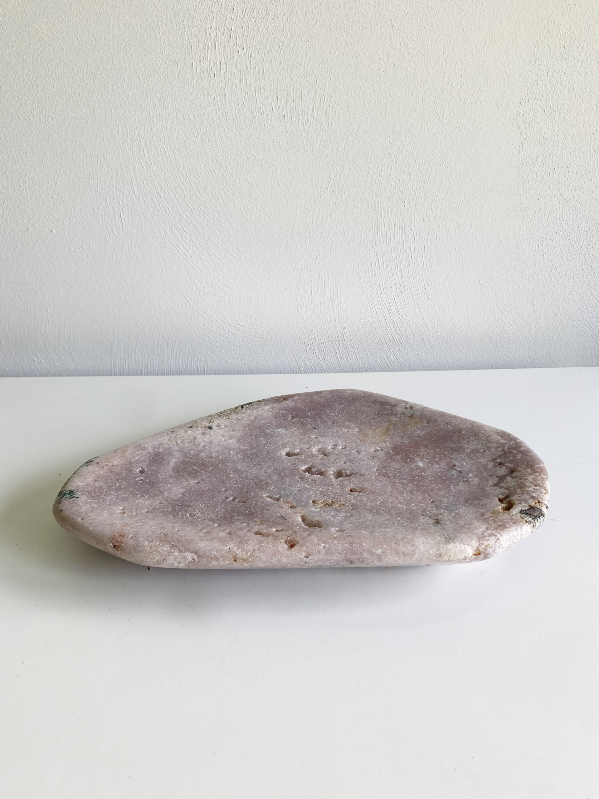 Roze amethist schaal Roze amethist schaal