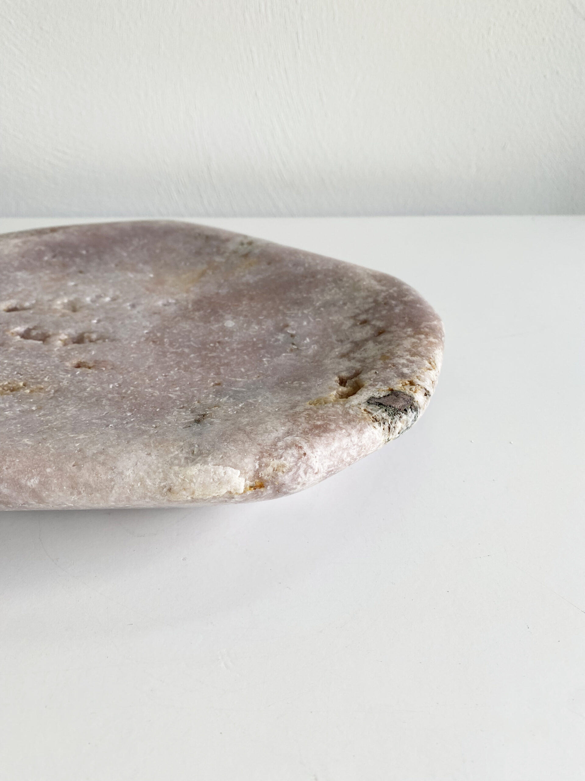 Roze amethist schaal Roze amethist schaal