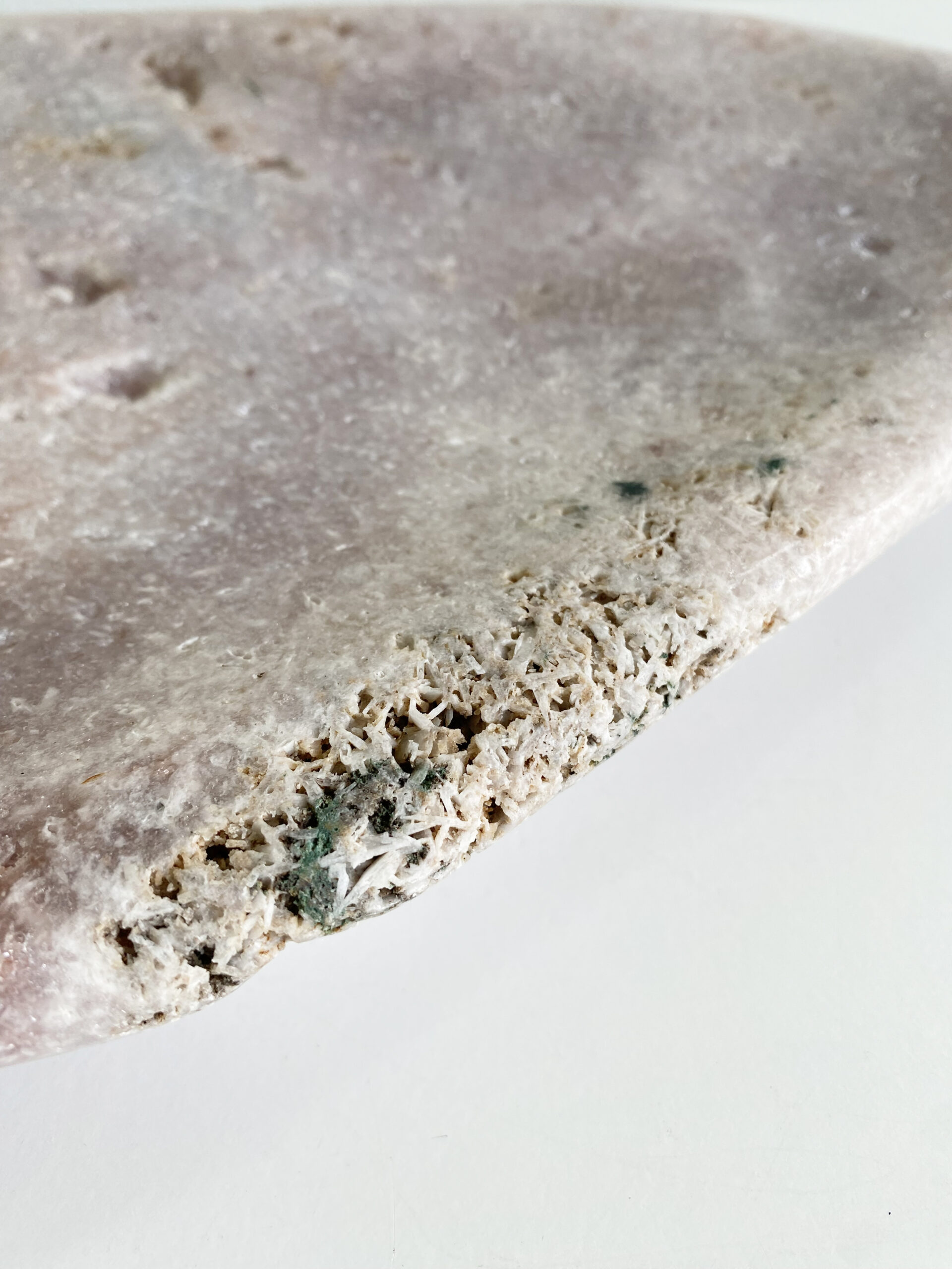 Roze amethist schaal Roze amethist schaal