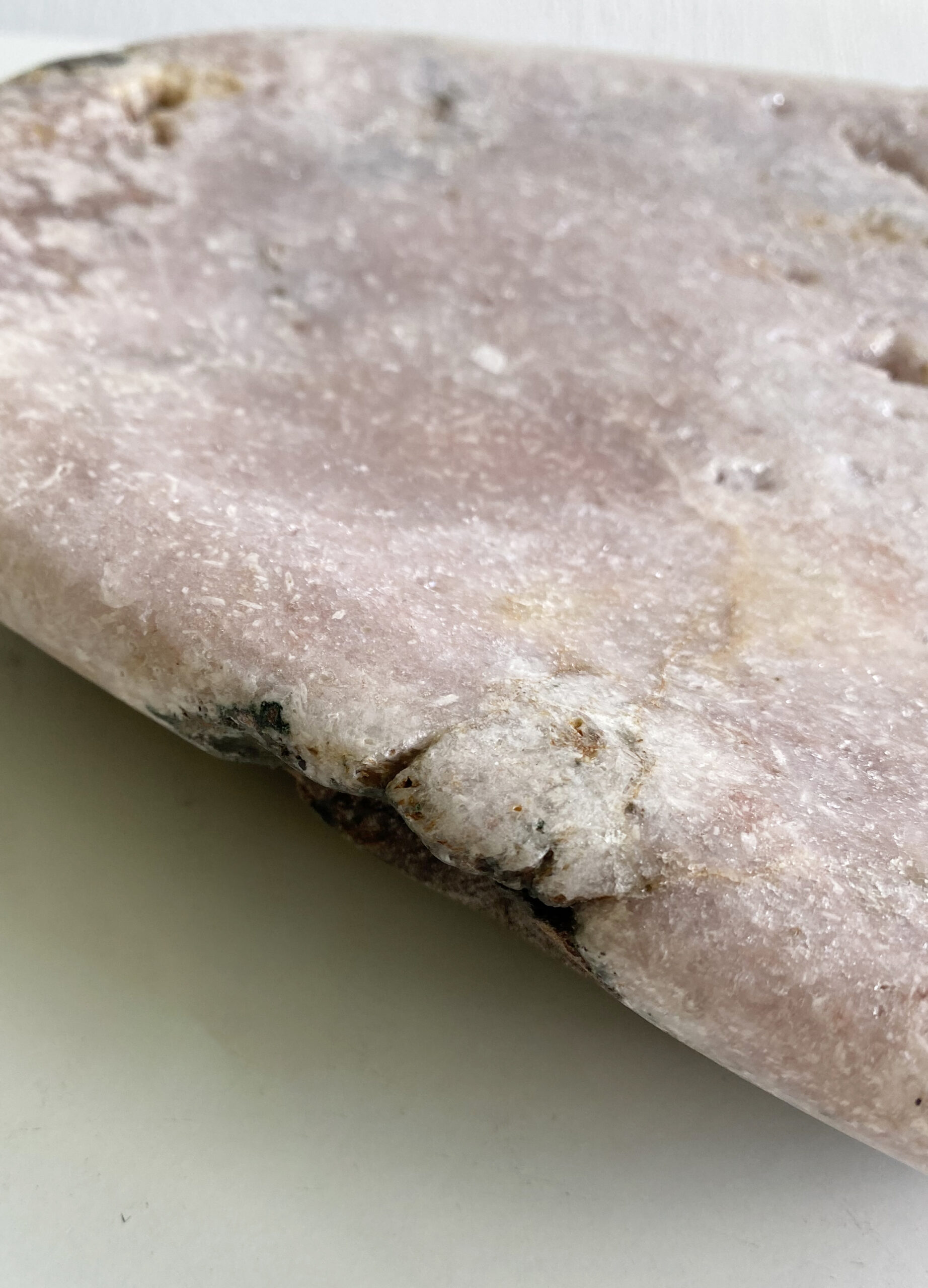 Roze amethist schaal Roze amethist schaal